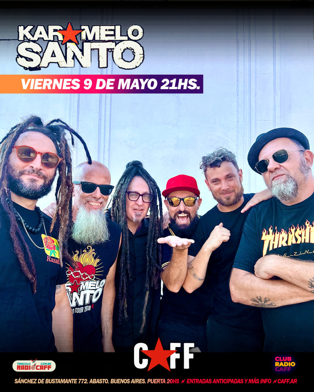 Karamelo Santo regresa a CABA con la Bailanta Acústica Volumen 2