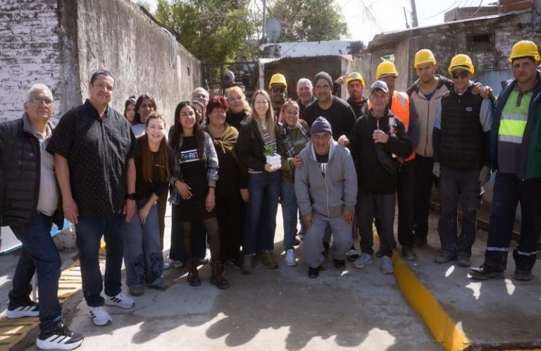 Fiorito: finalizaron obras de saneamiento hídrico y mejoras urbanas en un sector del barrio.
