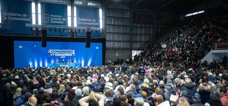 Más de 6.000 vecinos participaron del Congreso de la Comunidad de Lomas de Zamora.