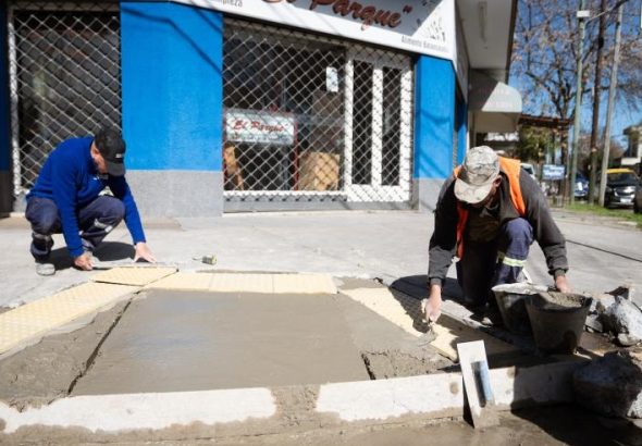 Lomas de Zamora suma nuevas rampas de accesibilidad y ya supera las 100 intervenciones.