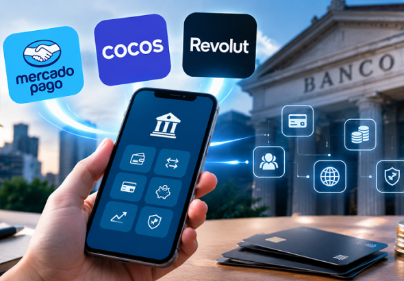 Mercado Pago, Cocos y Revolut avanzan por diferentes caminos regulatorios para obtener o consolidar una licencia bancaria en el país.