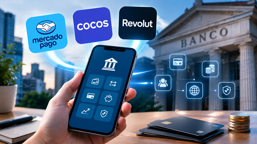 Mercado Pago, Cocos y Revolut avanzan por diferentes caminos regulatorios para obtener o consolidar una licencia bancaria en el país.