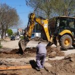 Lomas de Zamora finalizó una obra de desagües pluviales en Albertina para mejorar el drenaje del barrio.